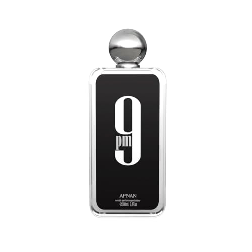 Afnan 9 PM Eau de Parfum EDP 3.4 oz fragrance bottle