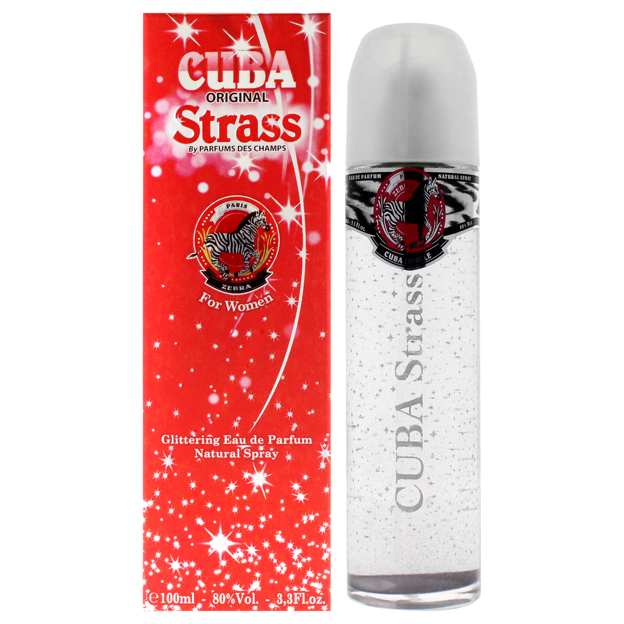 Cuba Cuba Strass Zebra EDP Spray 3.3 oz fragrance bottle